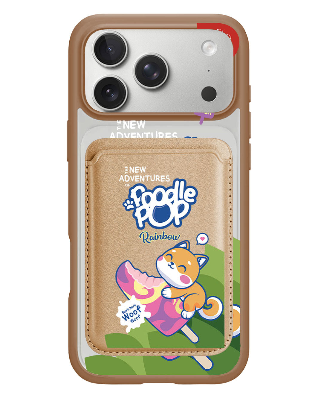iPhone Magnetic Wallet Case - Poodle Pop