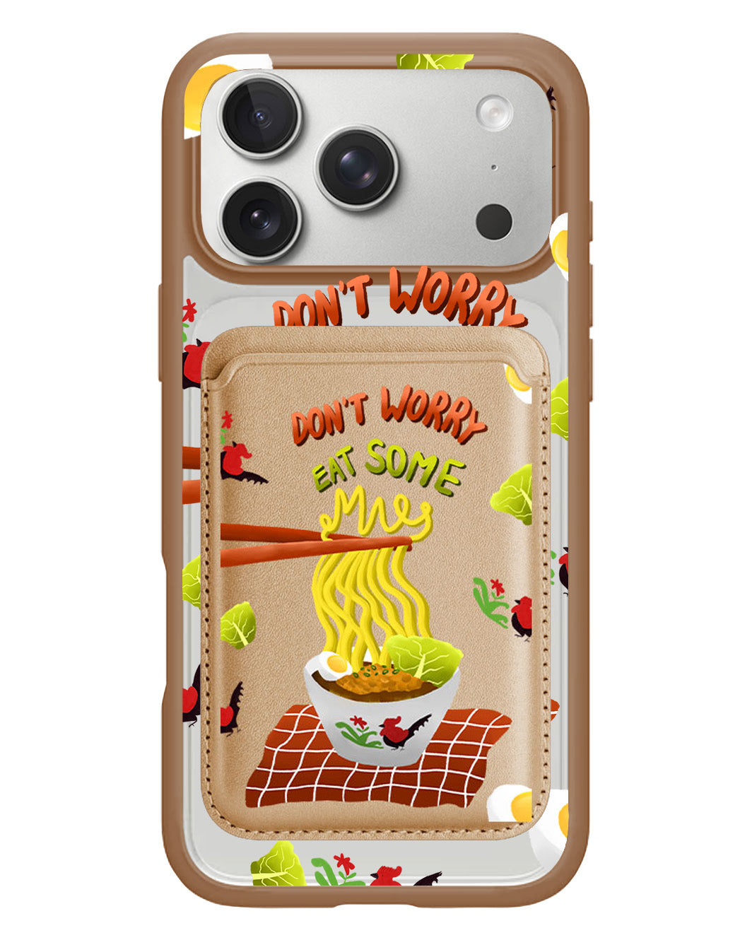iPhone Magnetic Wallet Case - Go Eat Some Mie