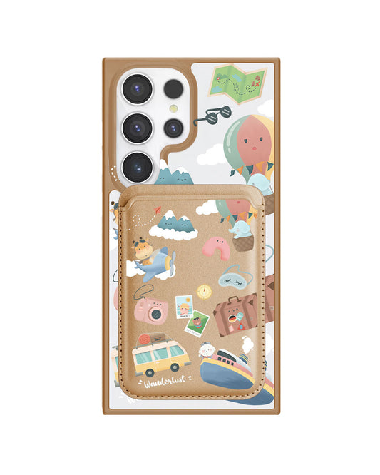 Android Magnetic Wallet Case - Travel