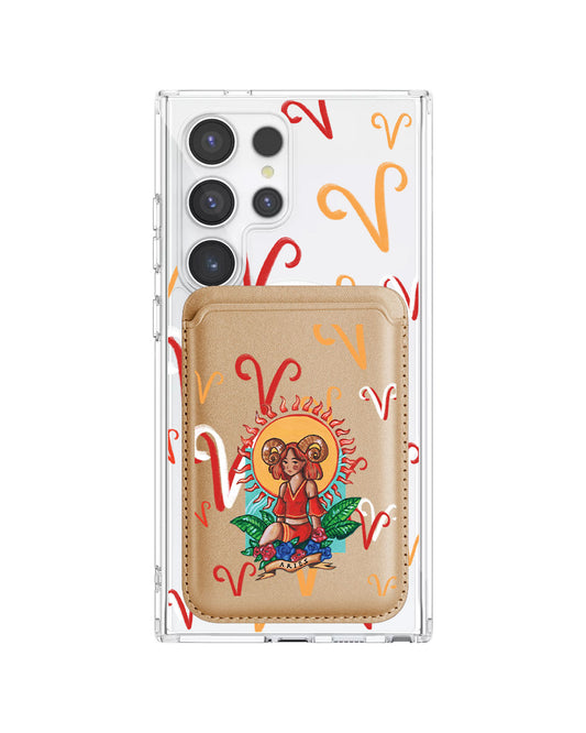 Android Magnetic Wallet Case - Aries