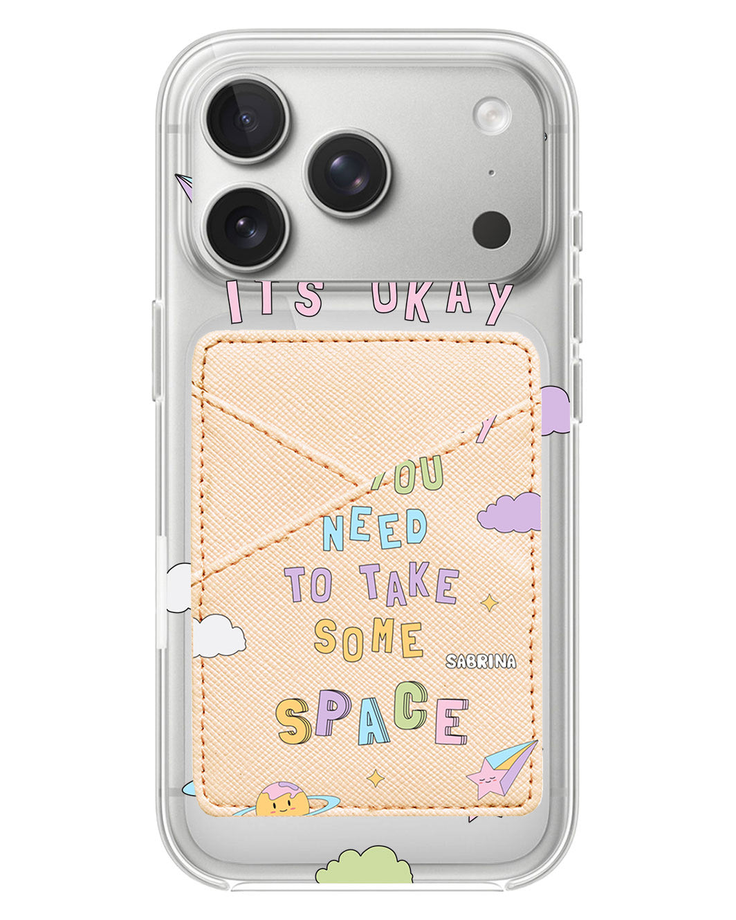 iPhone Phone Wallet Case - Space
