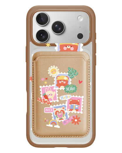 iPhone Magnetic Wallet Case - Animal Squad