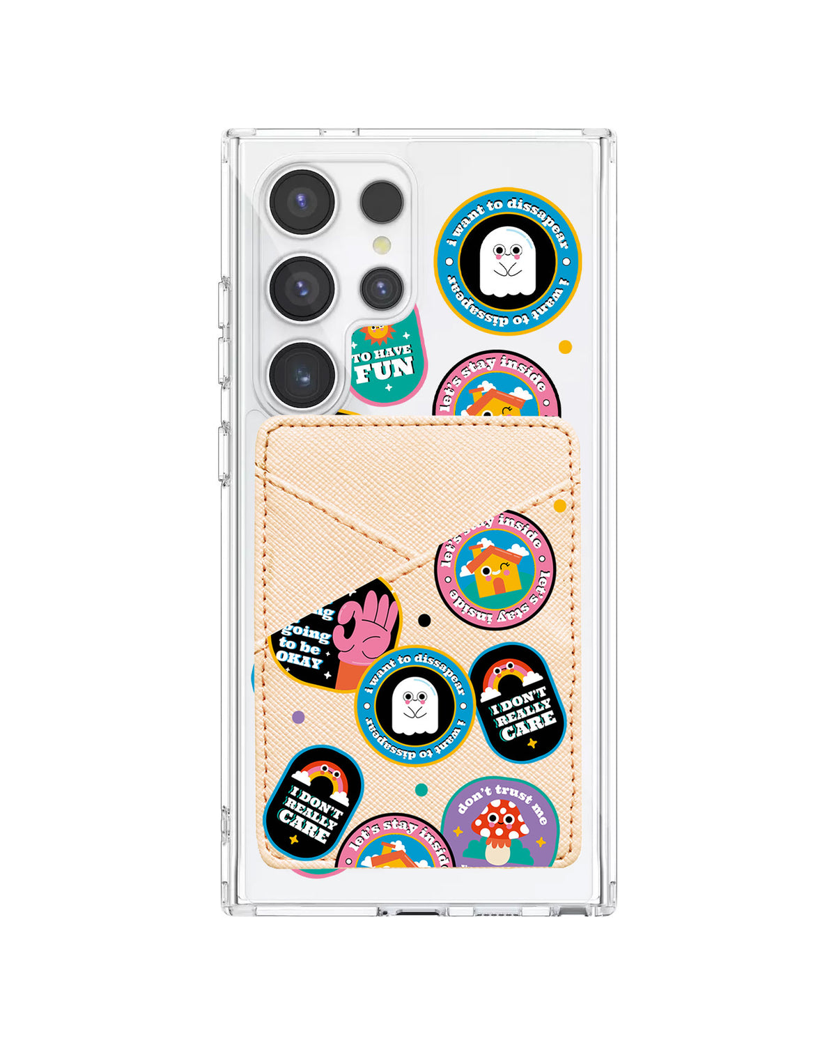 Android Phone Wallet Case - Monster Sticker Pack