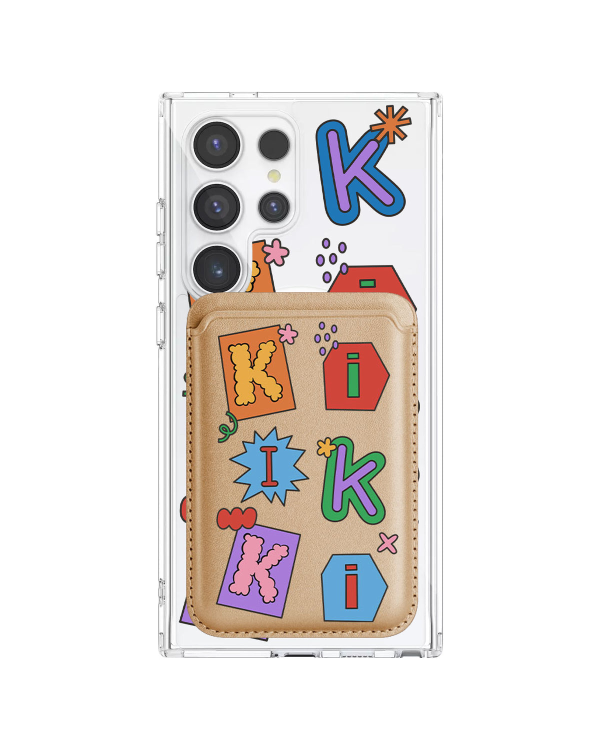 Android Magnetic Wallet Case - Adorable Monogram