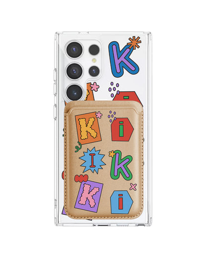 Android Magnetic Wallet Case - Adorable Monogram