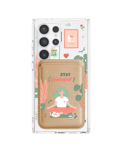 Android Magnetic Wallet Case - Grateful