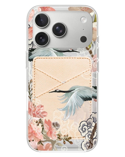 iPhone Phone Wallet Case - Oil Painting Birds