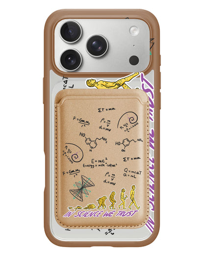 iPhone Magnetic Wallet Case - Science 1.0