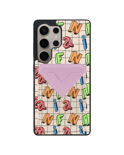 Android Avant Wallet Case - Playful Monogram