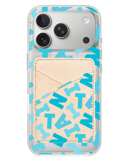 iPhone Phone Wallet Case - Scattered Monogram 5.0