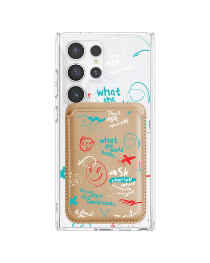 Android Magnetic Wallet Case - Graffiti 2.0
