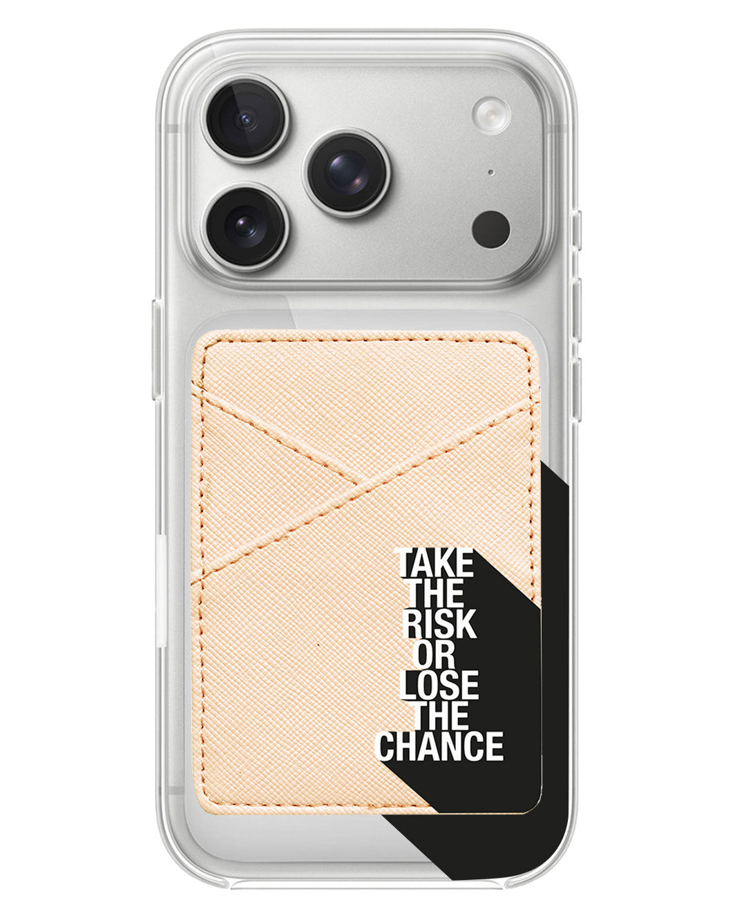 iPhone Phone Wallet Case - Take The Risk