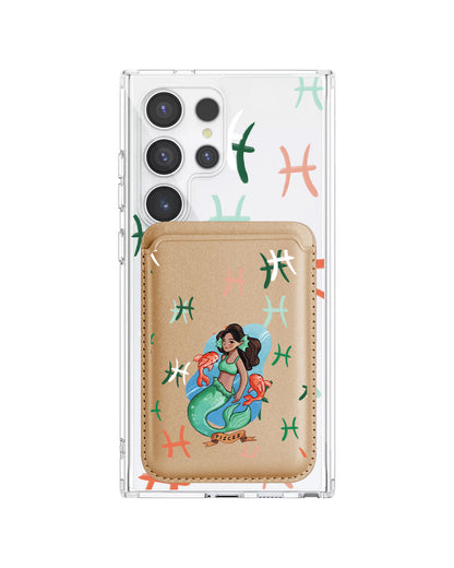 Android Magnetic Wallet Case - Pisces