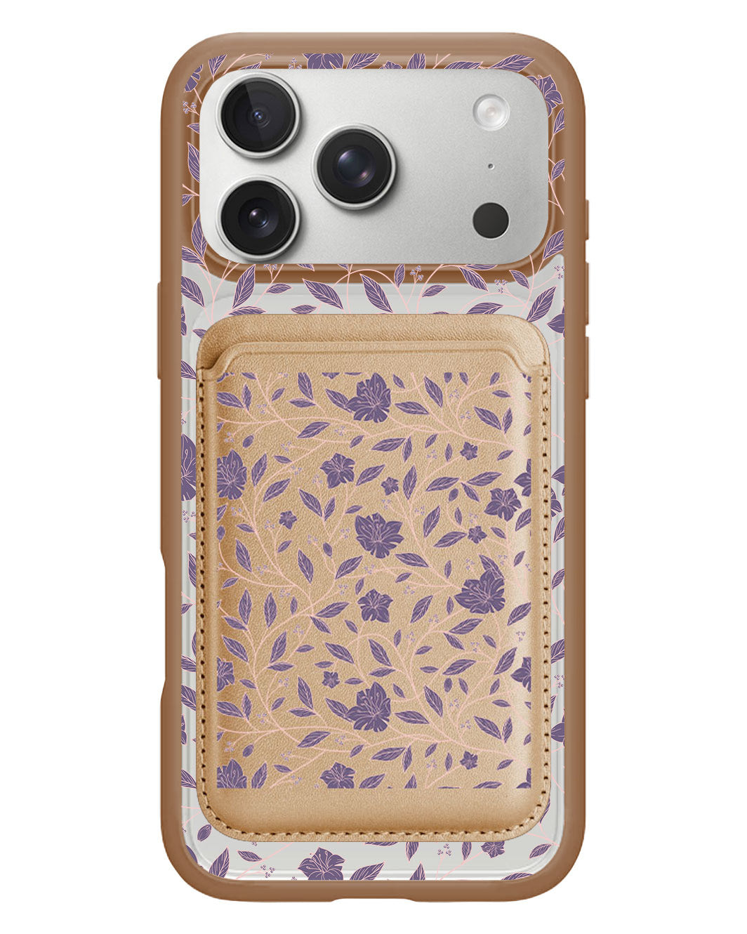 iPhone Magnetic Wallet Case - Sketchy Flower 4.0