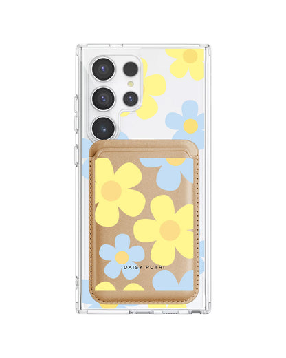 Android Magnetic Wallet Case - Daisy Skies
