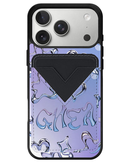 iPhone Avant Wallet Case - Chrome Monogram 1.0
