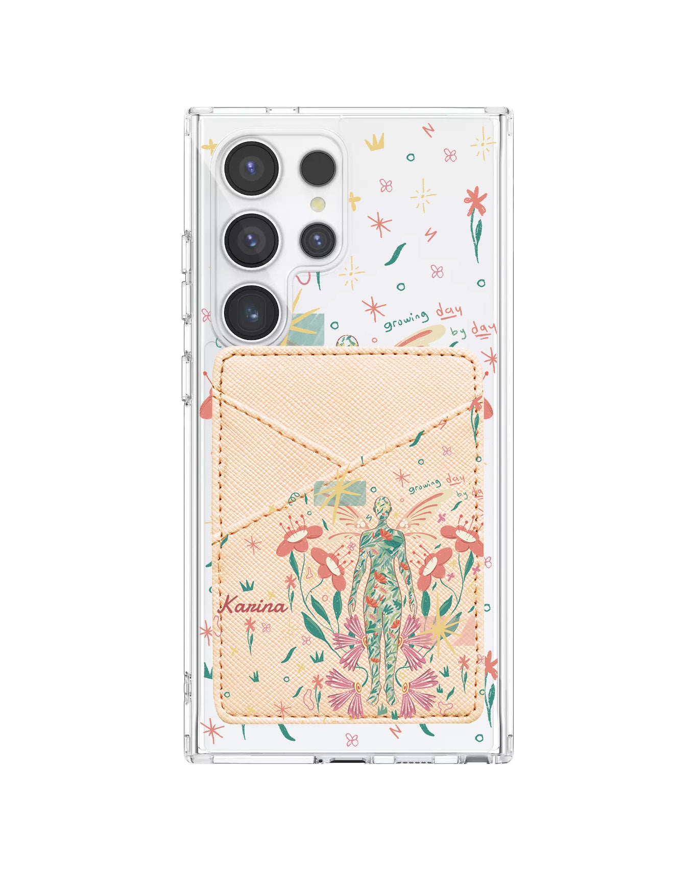 Android Phone Wallet Case - Growing Day by Day