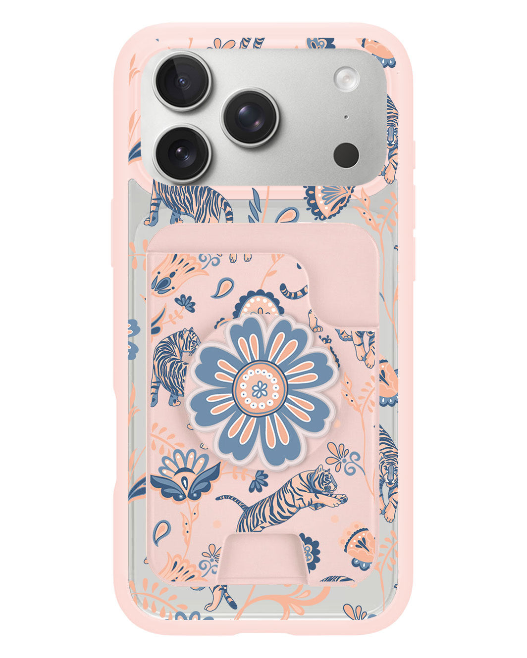 iPhone Magpop Wallet - Tiger & Floral 5.0
