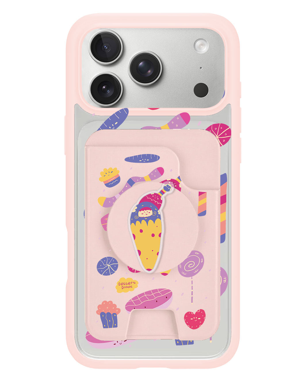 iPhone Magpop Wallet - Dessert Doodle