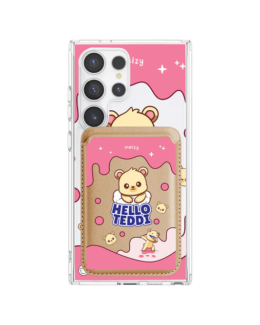 Android Magnetic Wallet Case - Hello Teddy 2.0