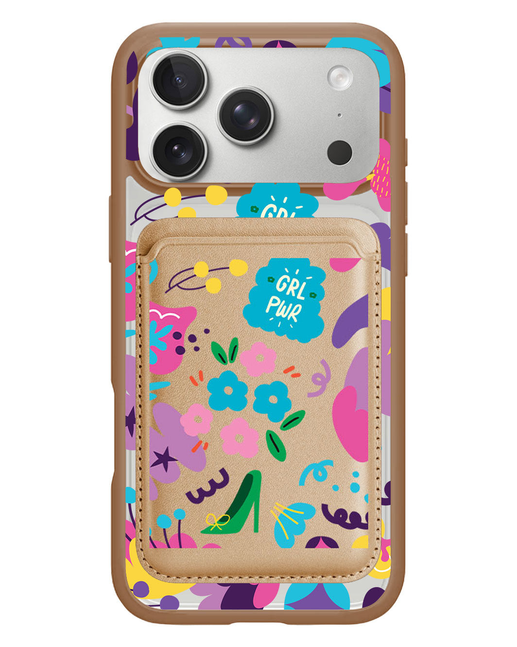 iPhone Magnetic Wallet Case - Girl Power 1.0