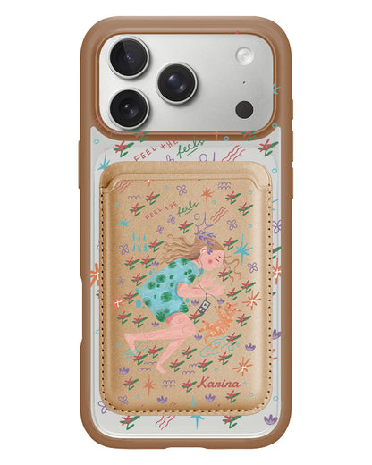 iPhone Magnetic Wallet Case - Feel the Feels
