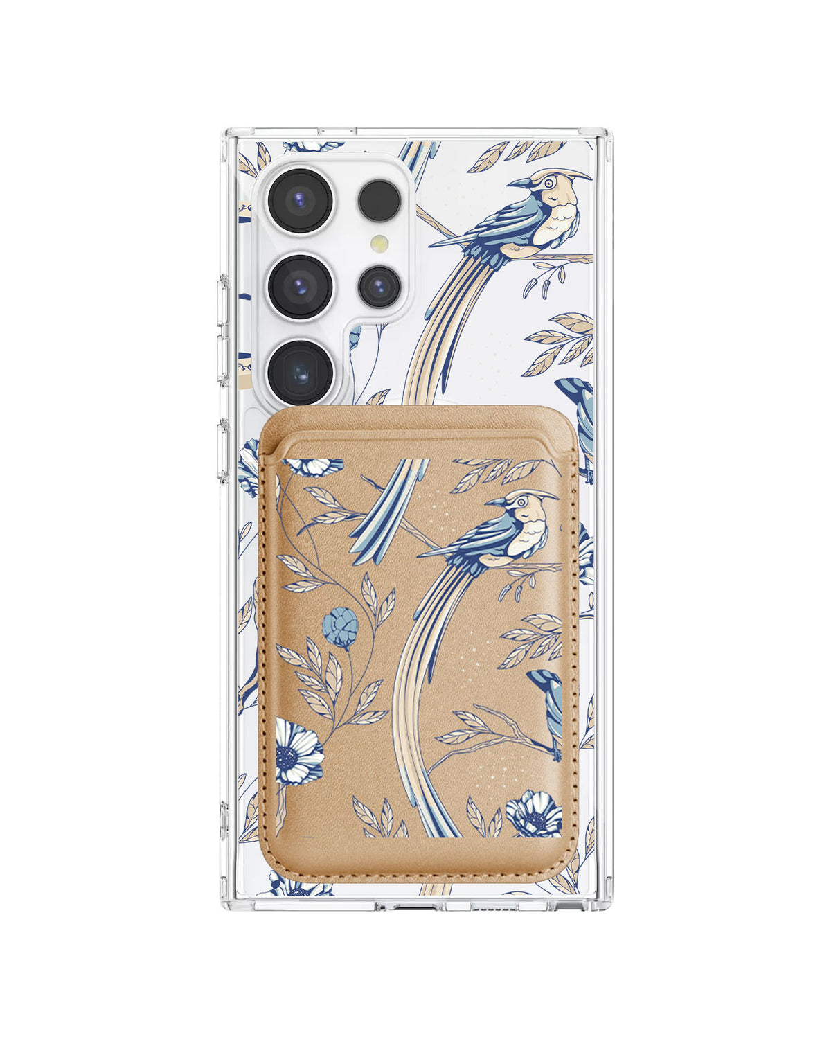 Android Magnetic Wallet Case - Lovebird 5.0