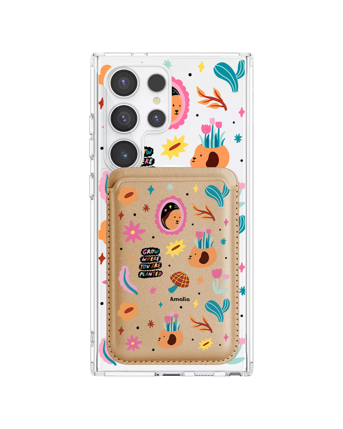 Android Magnetic Wallet Case - Grow And Bloom