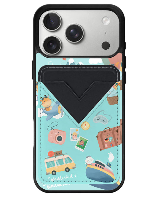 iPhone Avant Wallet Case - Travel