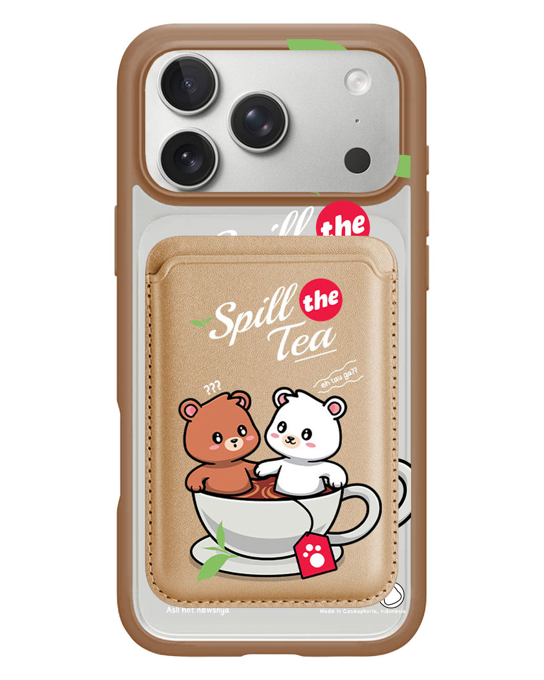 iPhone Magnetic Wallet Case - Spill The Tea