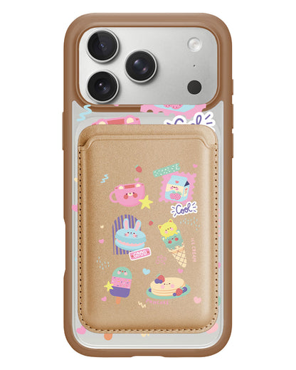 iPhone Magnetic Wallet Case - Sweet Cafe