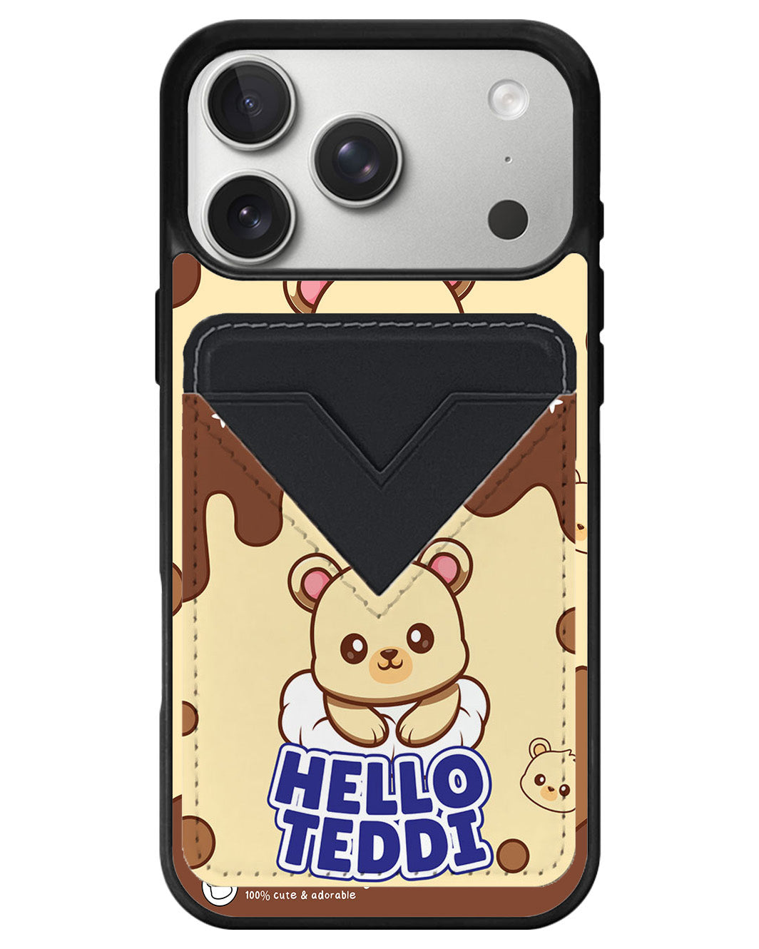 iPhone Avant Wallet Case - Hello Teddi 1.0