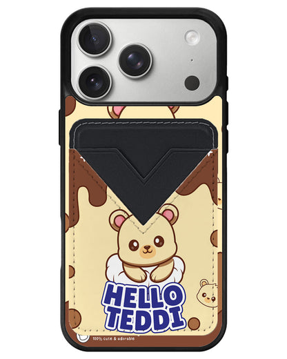 iPhone Avant Wallet Case - Hello Teddi 1.0