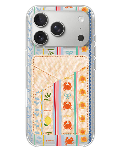 iPhone Phone Wallet Case - Seaside Opulence 2.0