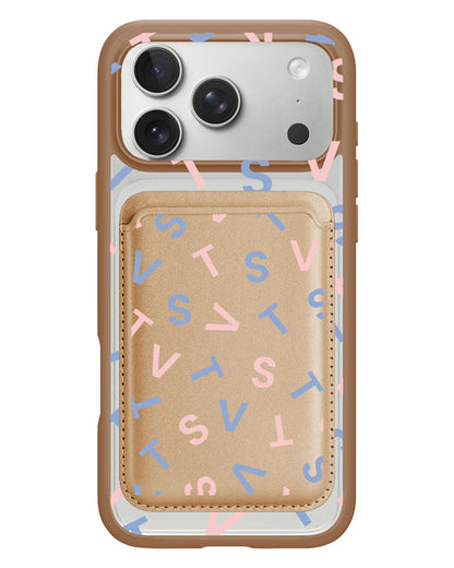 iPhone Magnetic Wallet Case - Seventeen Monogram