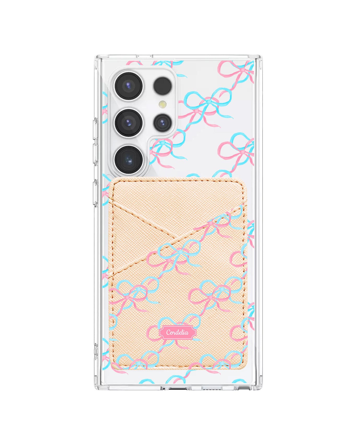 Android Phone Wallet Case - Coquette Overlap Bow
