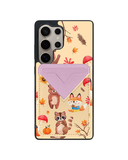 Android Avant Wallet Case - Autumn Animals