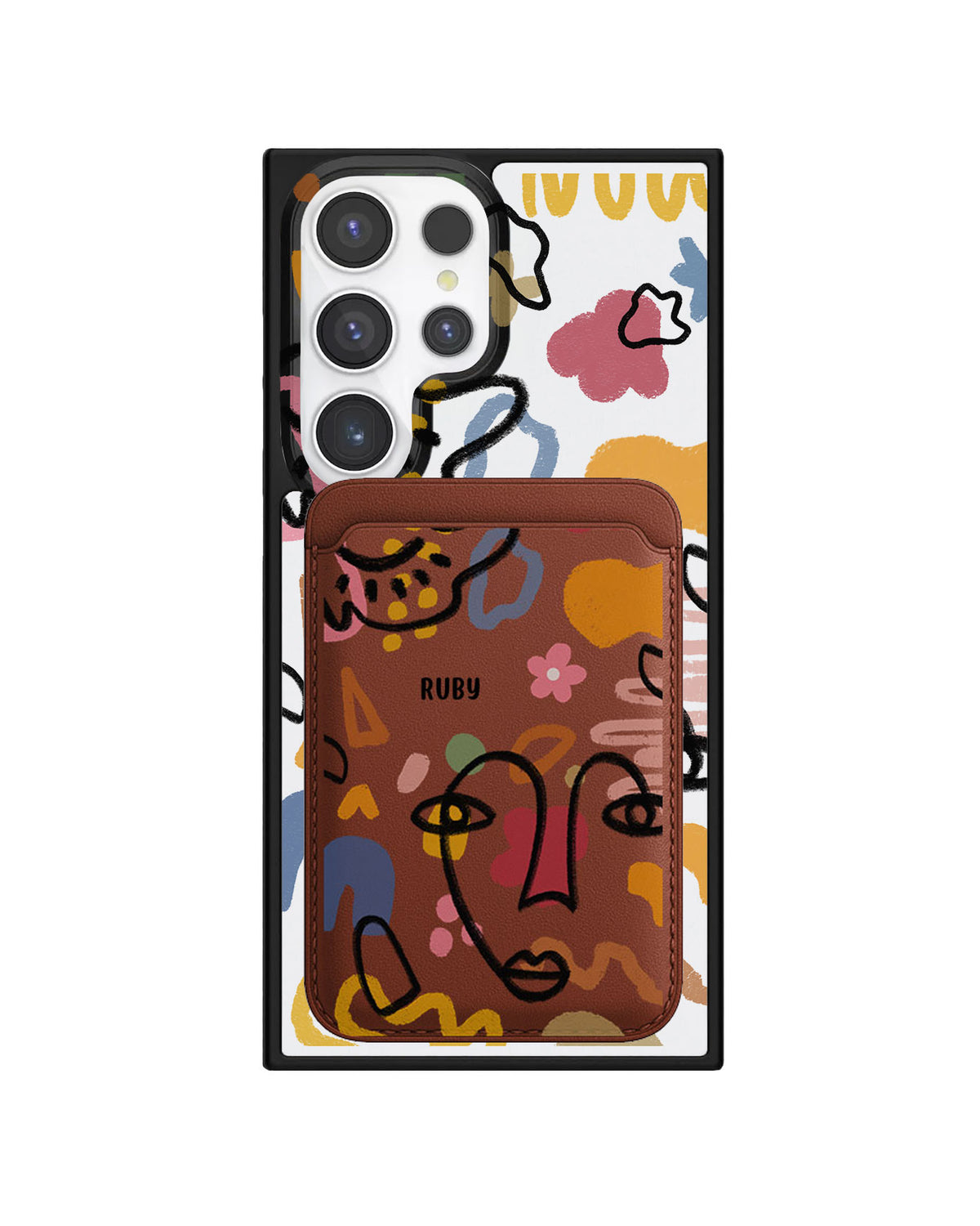 Android Magnetic Wallet Case - Abstract 4.0
