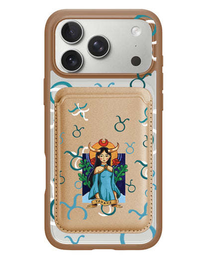 iPhone Magnetic Wallet Case - Taurus