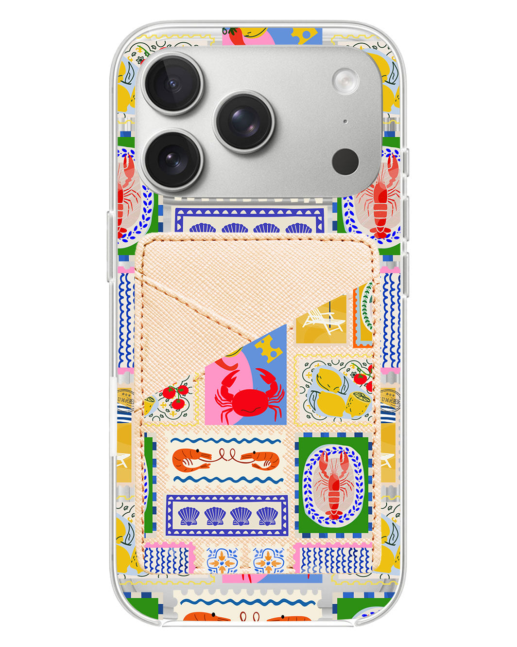 iPhone Phone Wallet Case - Seaside Opulence 1.0