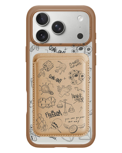 iPhone Magnetic Wallet Case - Freedom