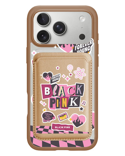 iPhone Magnetic Wallet Case - Blackpink Forever Young