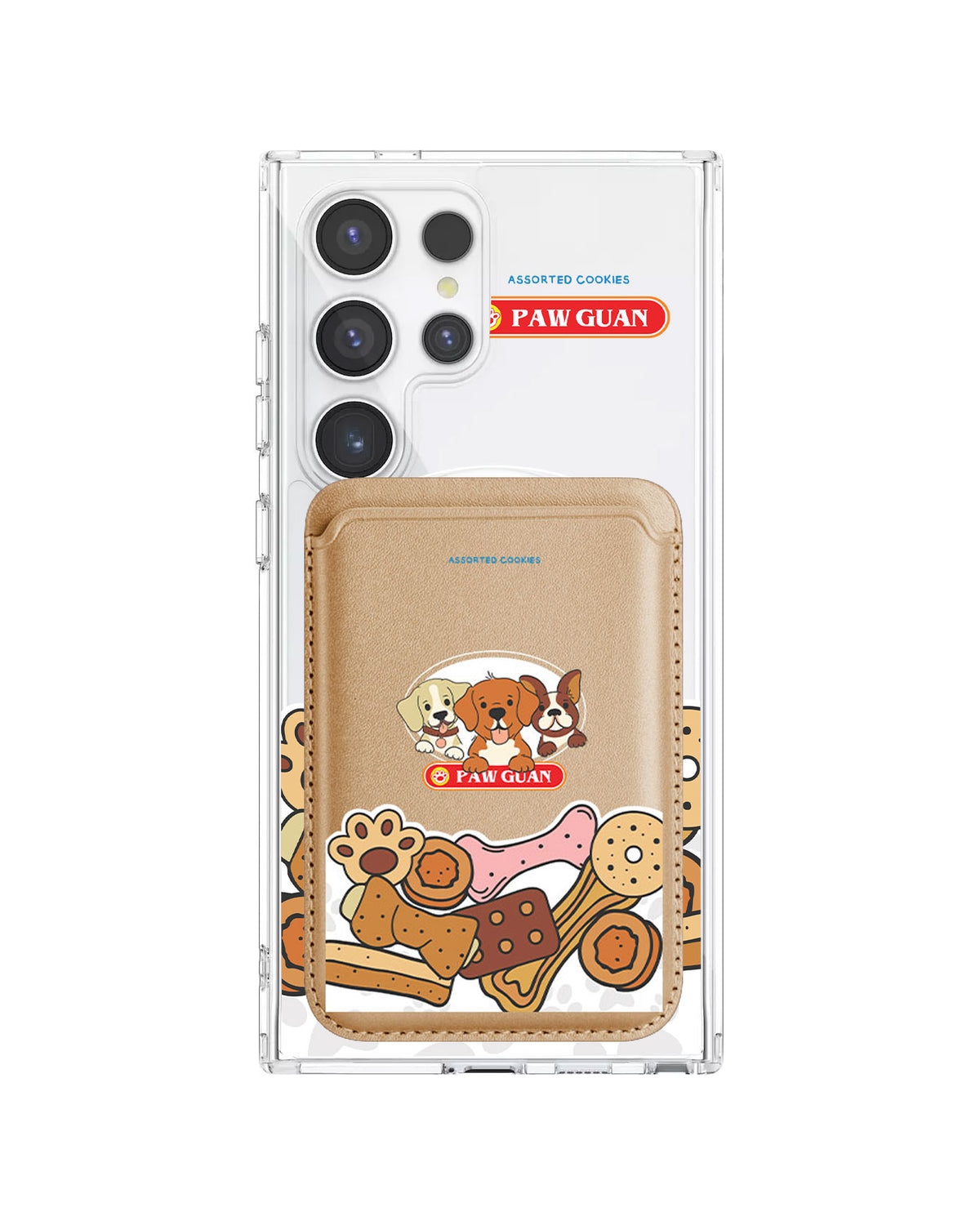 Android Magnetic Wallet Case - Pawguan Dog