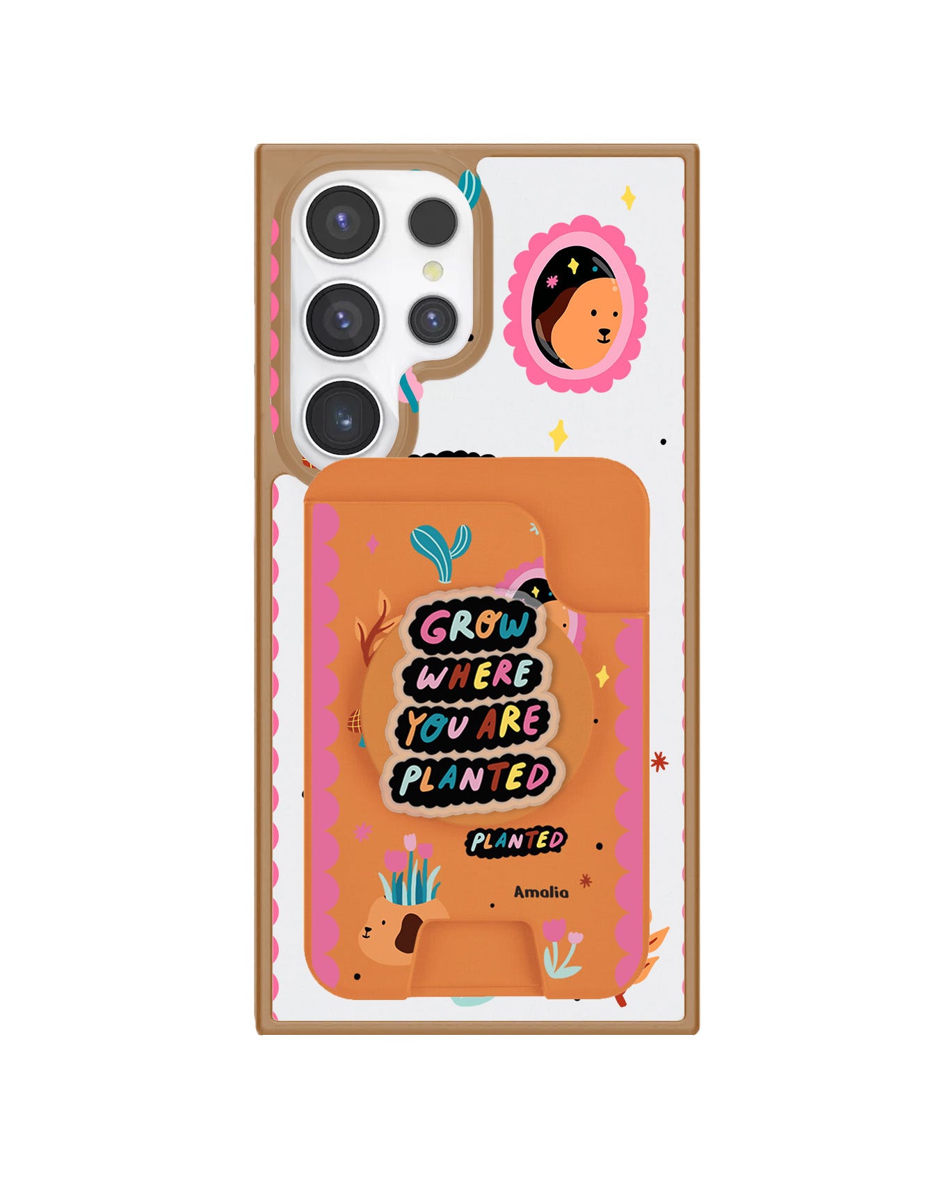 Android Magpop Wallet - Grow Where You Are Planted