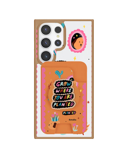 Android Magpop Wallet - Grow Where You Are Planted