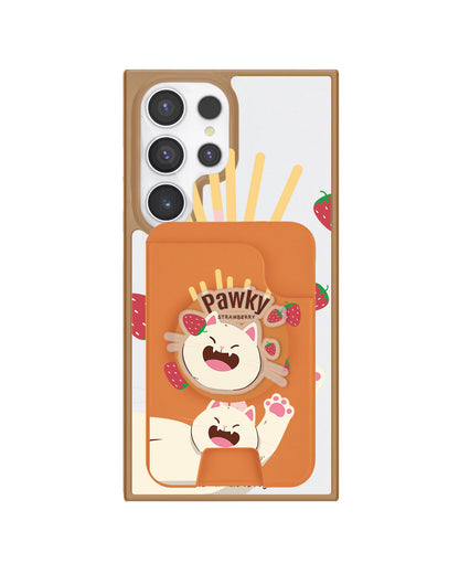 Android Magpop Wallet - Pawky Cat