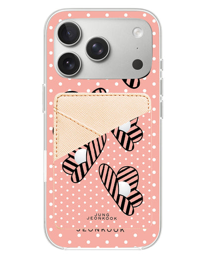 iPhone Phone Wallet Case - Pink Honey