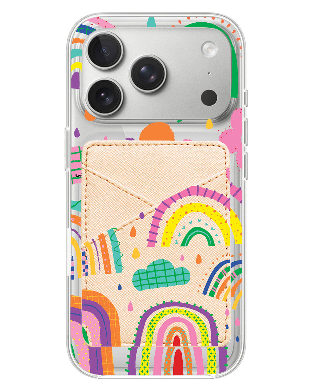 iPhone Phone Wallet Case - Rainbow