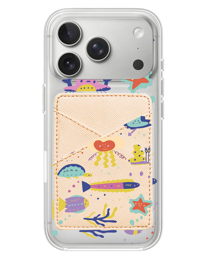 iPhone Phone Wallet Case - Ocean World