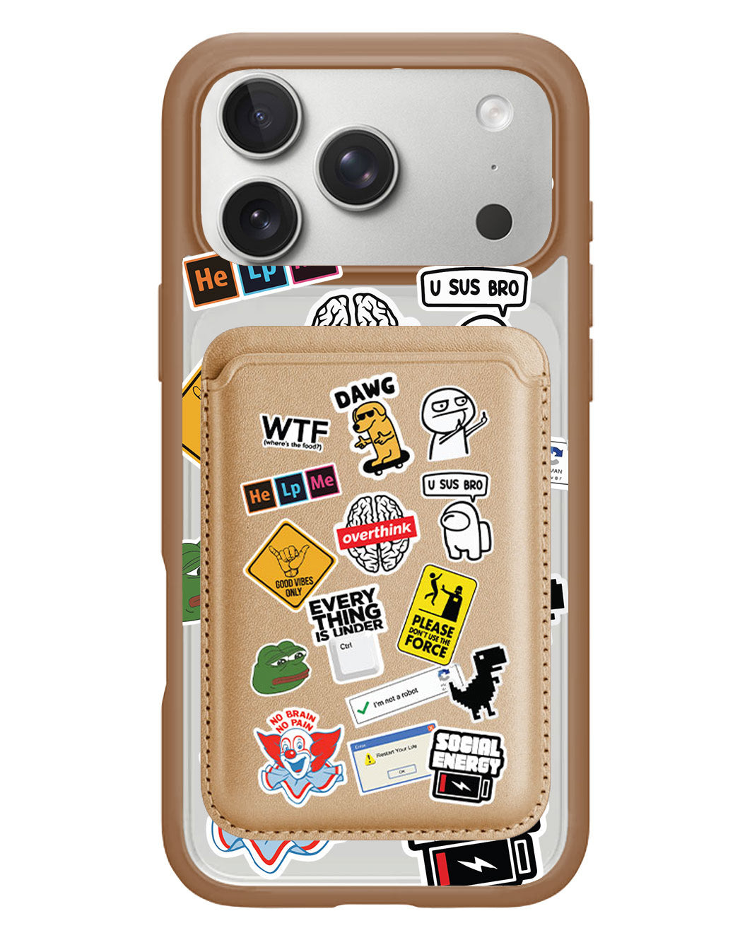 iPhone Magnetic Wallet Case - Brand Parody 2.0
